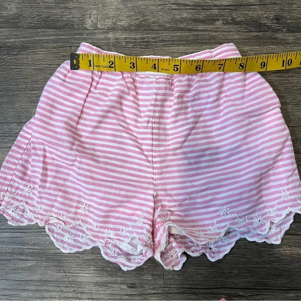 Gap Baby Set of Stripes Pink Summer Shorts Two Size 18/24 Months 3 y/o